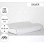 Подушка MirSon ортопедична 6041 Steep Line Silver Aero 58х40х10.5 (2200003261646) - зменшене зображення 2