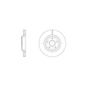 Гальмівний диск REMSA 61512.10 зображення 1