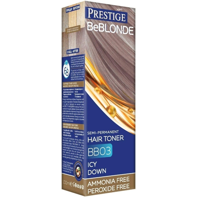 Відтінковий бальзам Vip's Prestige BeBlond BB03 - Крижаний світанок (3800010507516) - зображення 1