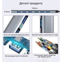 Концентратор Dynamode USB-C + UAB-A to 1xUSB 3.0 + 6xUSB 2.0 gray (DM-UH-701AC) - зменшене зображення 10
