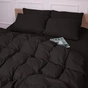 Постельное белье MirSon 002 Black Фланель 220х240 King Size (2200009648243) - уменьшенное изображение 11