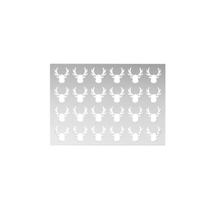 Кондитерський килимок Silikomart трафарет "Рудольф" 40 х 40 h 2 мм 2 шт (CHABLON RUDOLPH) изображение 1