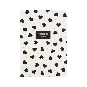 Книга записна Axent A5 Black&White, 60 аркушів клітинка (8710-7-A) зображення 1