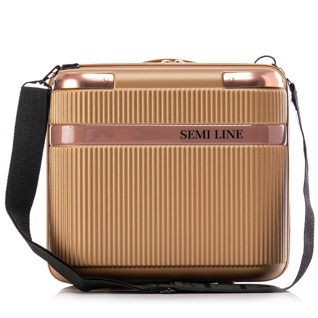 Косметичка Semi Line Бьюті-кейс 16L Gold (DAS302653) - зображення 3