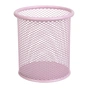 Подставка для ручек Buromax круглая, PASTEL, металлическая, розовая (BM.6202-10) - уменьшенное изображение 1