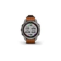 Смарт-годинник Garmin fenix 7 Sapph Solar Titanium w/ Chestnut Leather Band, GPS (010-02540-31) - зменшене зображення 8