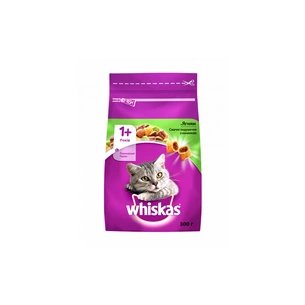 Сухий корм для кішок Whiskas з ягням 300 г (5900951305719/5900951014086) зображення 1