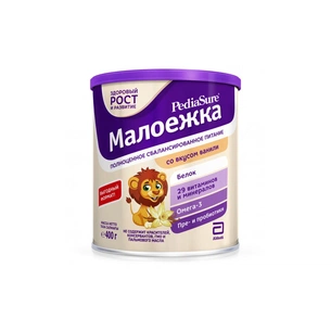 Дитяча суміш PediaSure Малоїжка зі смаком ванілі 400 г (8710428016034) зображення 1