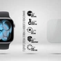 Плівка захисна Armorstandart hydrogel Apple Watch 11 46mm 6 pcs (ARM88734) - зменшене зображення 2