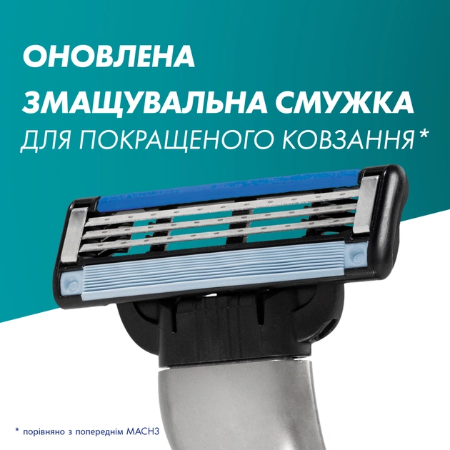 Змінні касети Gillette Mach3 8 шт. (3014260239640/8700216066556) - picture 6