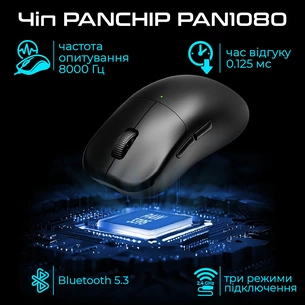 Миша бездротова RAWM ES21 Black зображення 1