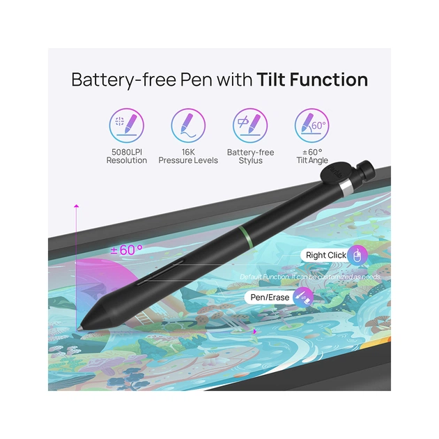 Графический планшет Parblo Coast 12 Pro Gen2 (COAST12PROG2) - изображение 8