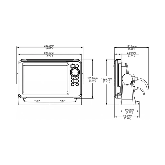 Ехолот Lowrance EAGLE-7 TRIPLESHOT HD ROW (000-16121-001) - picture 12