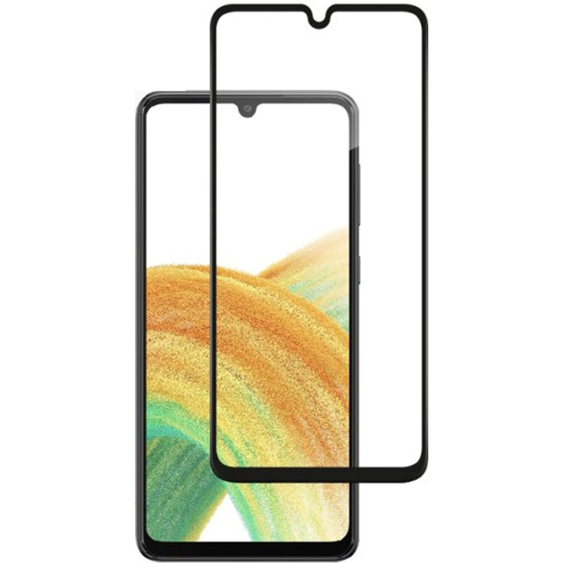 Скло захисне Drobak Samsung Galaxy A23 Black Frame A+ (444462) - зображення 1