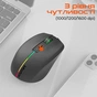 Мишка Meetion BTM002 Wireless/Bluetooth Black (MT-BTM002-A) - зменшене зображення 4