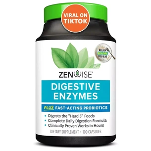 Пробіотики Zenwise Травні ферменти та швидкодіючі пробіот (ZNW72003) зображення 1