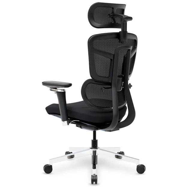 Офісне крісло Mealux S4 Air Fabric Black (HF-S4 F/B) - зображення 3