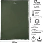 Туристичний килимок Tribe Comfort самонадувний 5 cm Double green (T-BB-0015-green) - зменшене зображення 5