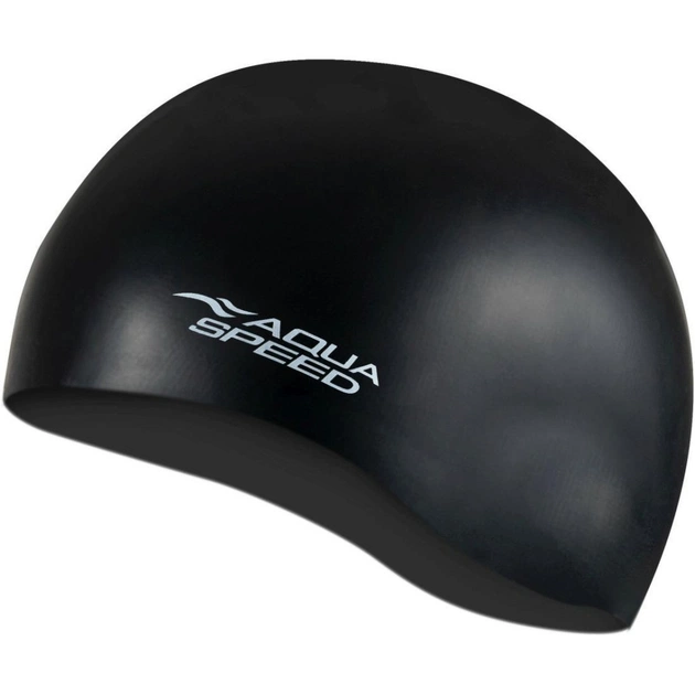 Шапка для плавания Aqua Speed Mono 111-07 6192 чорний Уні OSFM (5908217661920) - изображение 1