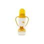 Пляшечка для годування Baby Team із силіконовою соскою і ручками 0+ 250 мл Жовта (1411) - зменшене зображення 2
