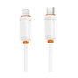 Дата кабель USB-C to Lightning 1.0m 27W white XO (XO-CB-300CL-WH) - зменшене зображення 3