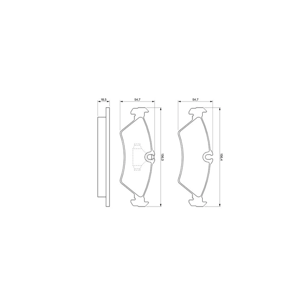 Тормозные колодки Bosch 0 986 424 219 - изображение 4