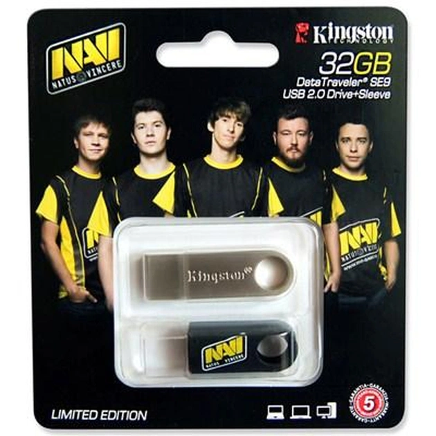 USB флеш накопичувач Kingston 32Gb DataTraveler SE9 Na'Vi edition (DTSE9H/32GB-NV / KC-U4632-4B) - зображення 1