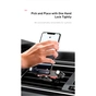 Універсальний автотримач Baseus Mr Hui Gravity Car Mount Black (SUYL-HU01) - зменшене зображення 9