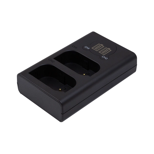 Зарядний пристрій для фото PowerPlant Panasonic DL-BLK22 для двох акумуляторів (CH980376) - picture 3