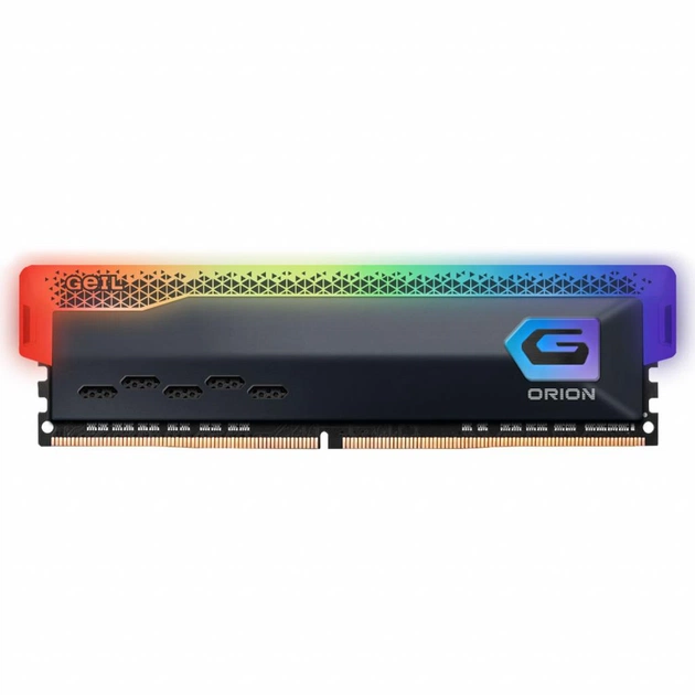 Модуль пам'яті для комп'ютера DDR4 8GB 3600 MHz Orion RGB Titanium Gray Geil (GOSG48GB3600C18BSC) - изображение 1