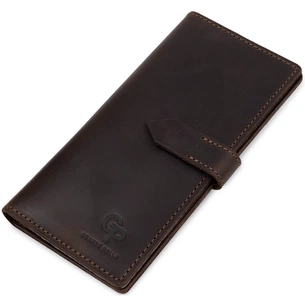 Портмоне Grande Pelle Шкіряне Коричневе (11515) зображення 1