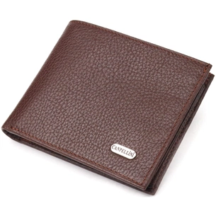 Гаманець Canpellini З натуральної шкіри Флотар Коричневий (21586) зображення 1