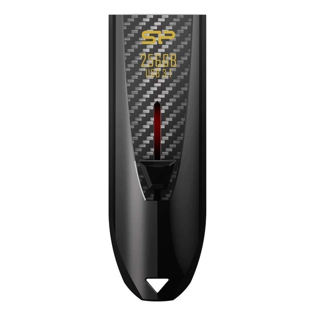 USB флеш накопичувач Silicon Power 256GB Blaze B25 Black USB 3.0 (SP256GBUF3B25V1K) - изображение 1