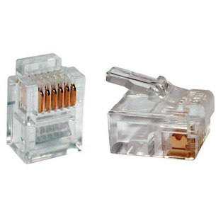 Конектор Patron RJ12 6P6C * 40 (CON-RJ-12-6P6C-40) picture 1
