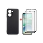 Чохол до мобільного телефона Dengos Xiaomi Redmi A5 Case Soft + 2 Glass (Black) (DG-CTG2P-24) - зменшене зображення 1