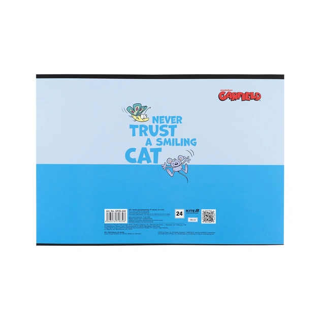 Альбом для малювання Kite Garfield, 24 аркуша (GF25-242) - picture 8