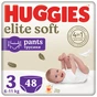 Підгузки Huggies Elite Soft 3 (6-11 кг) Mega 48 шт (5029053549293) - зменшене зображення 1