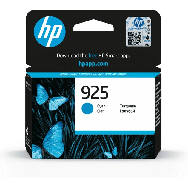 Картридж HP 925 Cyan 400ст (4K0V6PE) - зображення 1