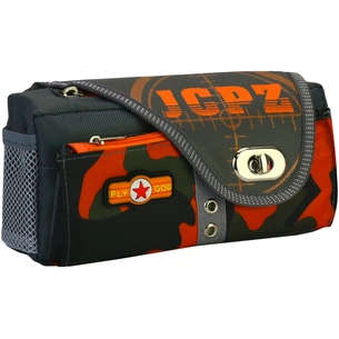 Пенал Cool For School 2 відділення Помаранчевий (J-2395-orange) зображення 1