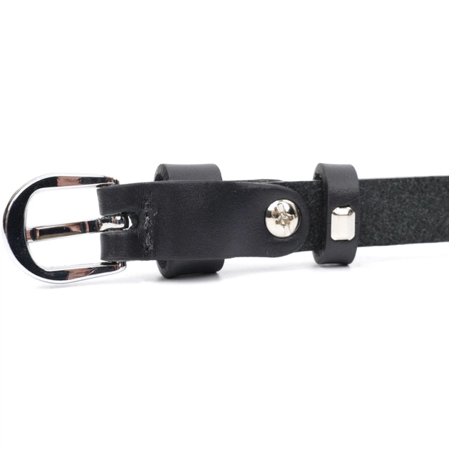 Ремінь Grande Pelle Жіночий з натуральної шкіри Чорний (11693) - зображення 2