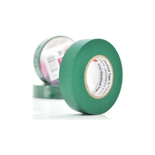 Ізоляційна стрічка 3M 0.15мм x 18мм x 20м Green, от -10°С до +80°С (0,15мм*18мм*20м_G) изображение 1