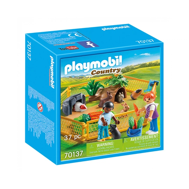Конструктор Playmobil Загін зі свійськими тваринами (6336504) - зображення 1