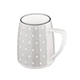 Чашка Ardesto Lamberto, 360мл, порцеляна, біло-сіра (AR3051) - зменшене зображення 4