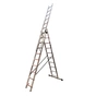 Драбина GTM 3-секції, розкладна, 3*10сх. 2,72-6,5м (KME310) - зменшене зображення 1