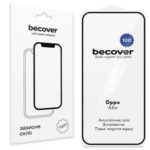 Стекло защитное BeCover 10D Oppo A6x Black (716109) изображение 1