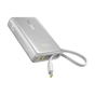 Батарея універсальна Baseus PicoGo 10000mAh 45W PD, QC, Galaxy Natural Titanium (P10076803853-00) - зменшене зображення 3