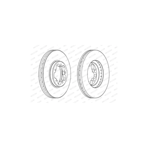 Гальмівний диск FERODO DDF2469 зображення 1