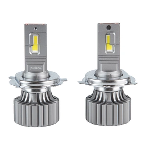 Автолампа PULSO LED-chips OEM PHILIPS Flip chip/9-16V/2*70W/8500Lm/6500K (N1-H4) зображення 1