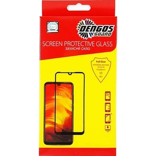 Скло захисне Dengos Full Glue OPPO A3X (black) (TGFG-377) зображення 1
