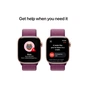 Смарт-годинник Apple Watch Series 10 GPS 42mm Rose Gold Aluminium Case with Plum Sport Loop (MWWK3QH/A) - зменшене зображення 6